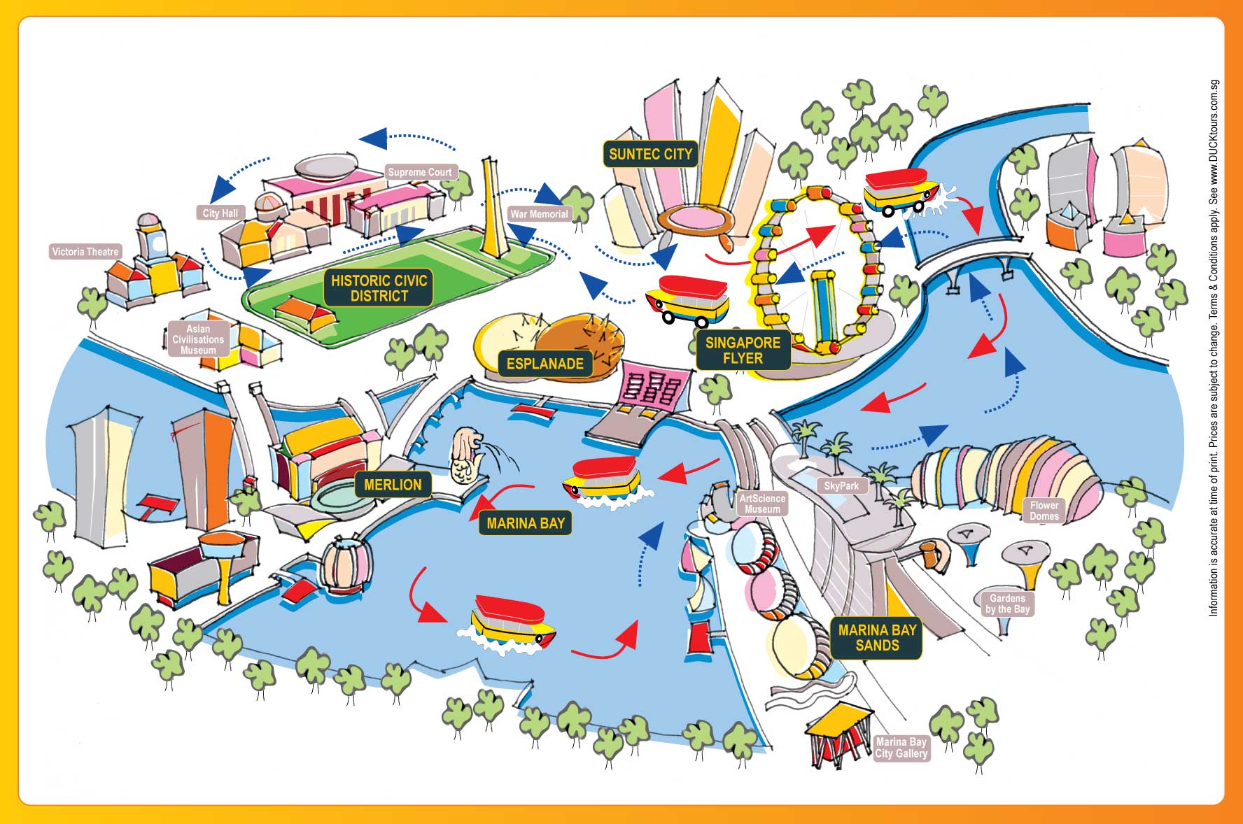 DUCKtours Singapore What To Expect